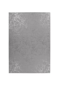 me gusta - Wohnzimmer Teppich – Hochflorteppich Bijou 225 - taupe - silber