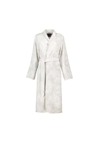 Cawö - Bademäntel Damen Schalkragen Paisley 4420 silber - 73 - grau