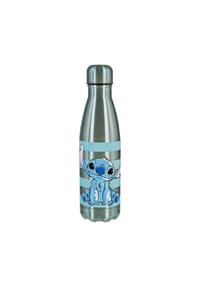 Disney - Lilo & Stitch Edelstahl Trinkflasche 450 ml – Wasserflasche - Silber 27x7 cm