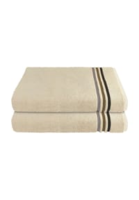 SCHIESSER - Frottier-Duschtücher Skyline Color im 2er-Set (à 70x140cm) - altrosa