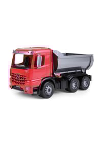 LENA® - Mercedes Spielzeugfahrzeug "Worxx Muldenkipper Arocs" - ROT/GRAU