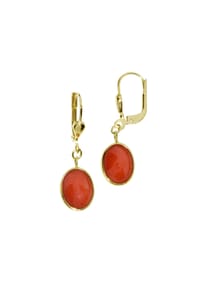 OSTSEE-SCHMUCK® - Ohrhänger , Classic 10x8 mm , Gold 333/000 - gold
