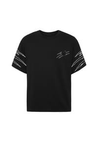 PLEIN SPORT - T-Shirt Rundhalsausschnitt Ss SCRATCH - black