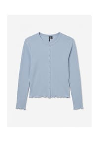 VERO MODA® - Cardigan Nana Ca, Wellensaum, für Damen - 181684  CASHMERE B
