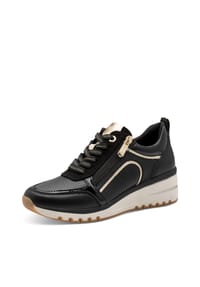 MARCO TOZZI® - Sneaker, Reißverschluss, für Damen - BLACK COMB