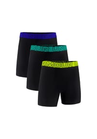 UNDER ARMOUR - Herren Boxershorts, 3er Pack - Performance Tech Boxer Briefs, Stretch, einfarbig - Blau/Grau