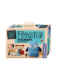 KOSMOS - AllesKönnerKiste Monster nähen, Bastelbox, Nähspaß mit Monstern, ab 8 Jahren - 