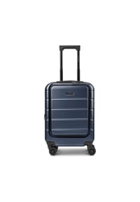 POLICE Dublin - Dublin 4 Rollen Kabinentrolley S 54 cm Laptopfach mit Dehnfalte - black