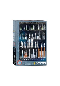 eurographics - Puzzle Internationale Weltraumraketen, 1000 Teile, 68 x 48 cm - 