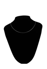 Adelia's - Damen Silber Schmuck 925 Silber Schlangen Halskette Ø 1 mm - silber