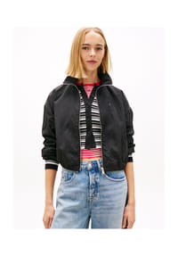 TOMMY Jeans - Blouson, Tunnelzug, für Damen - 0  BDS BLACK