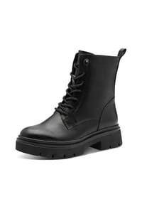 MARCO TOZZI® - Schnürstiefeletten, Kunstleder, für Damen - 098  BLACK COMB