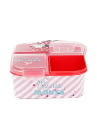 Disney - Disney Minnie Mouse Kinder Brotdose – Lunchbox mit 3 Fächern & tollem - Rosa 6,7x16,5x19,5 cm
