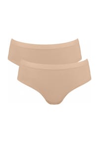 sloggi - Go Sense Highleg-Slip, 2er-Pack, für Damen - 00GZ SILK WHITE