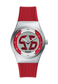 FOSSIL CANADA - Herrenuhr World Flags Big Tic Canada "LE1238" - SILBER