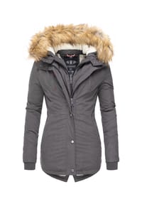 MARIKOO® - Wintermantel Akira - Anthrazit