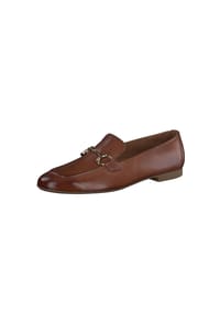 paul green - Slipper, Glattleder, Spangen-Detail, für Damen - STAR CALF COGNAC