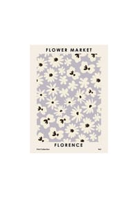  POSTER & FRAME® - Poster  Affordable Art Prints x NKTN - Flower Market Florence - 30 x 40 cm