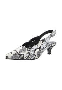 SIMEN - Sling Pumps - schwarz/grau