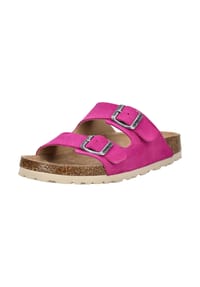 COSMOS® Comfort - Leder Pantoletten - Pink