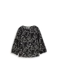 DENIM TOM TAILOR - Hemdbluse, Knopfleiste, für Damen - 39476 BLACK WHITE