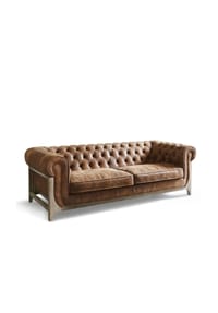 LOBERON - Sofa Swansboro braun - braun