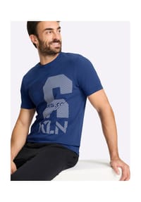 Witt - Freizeitshirt - royalblau-bedruckt