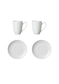 RitzenhoffAndBreker Latte Macchiato Gläser Bianco 4er Set weiß - BIANCO - weiß