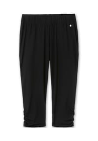 sheego - Shirt und Leggings - schwarz-gemustert