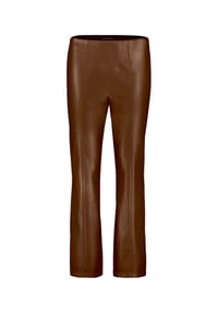 BETTY BARCLAY - Kunstleder-Leggings Slim Fit - Dark Coffee