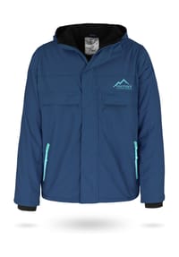 normani® - Herren Windjacke Tuuli - Anthrazit/Schwarz