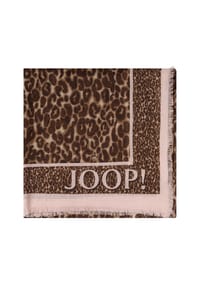 JOOP! - Damen Schal - Adalia2, Webschal, Leoparden-Muster - Dunkelbraun