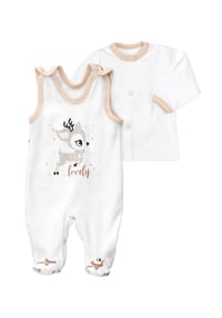 BABY SWEETS 2tlg Set Strampler + Shirt Lovely Deer Bild 1