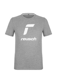 reusch - T-Shirt mit angenehmem Rundhalskragen - 6634 dark grey / white