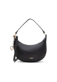 L.CREDI RAGNA - Schultertasche, Halbmond-Silhouette, für Damen - SCHWARZ