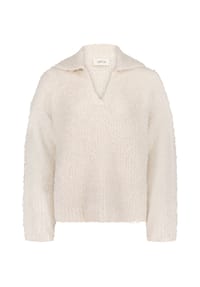 CARTOON - Strickpullover mit V-Ausschnitt - Eggnog