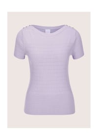 MADELEINE - Sommerpullover mit Zierknöpfen - hellamethyst / silberfarben