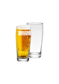 VAN WELL - Willi Becher geeicht 0,3 l 120er Set transparent - transparent