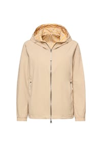 camel active - Wendejacke mit Allover-Print und unifarbener Seite - Braun