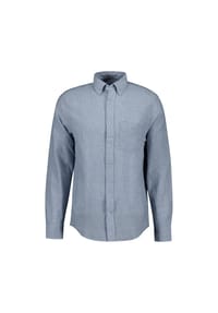 GANT - Herren Hemd - Regular Cotton Linen Shirt, Leinen-Baumwoll-Mix, einfarbig - Beige