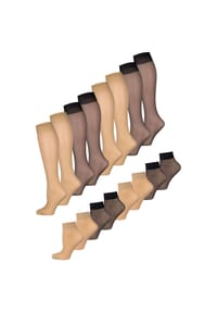 nur die - Basicsocken Strümpfe & Söckchen 20 DEN - amber