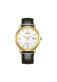 CITIZEN® HAU LEDER CITIZEN - Herren Armbanduhr "BM6756-01A" - GOLD