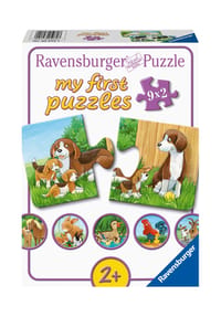 Ravensburger - Bilderpuzzle "Tierfamilien auf dem Bauer", 9x2 Teile - 