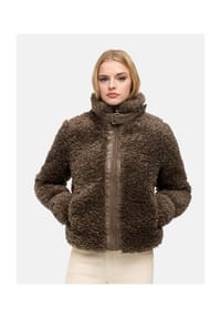 NAVAHOO® - Plüschjacke Wuschelwonne 14 - Black