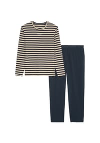Marc O'Polo - Pyjama Mix & Match Cotton - Grau-Blau
