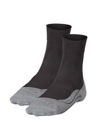 FALKE - Damen Socken 2er Pack - Ergonomic Fitness Laufsocken, Sport System, 37-42 - Schwarz/Grau (3010)