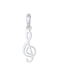 elli. - Anhänger Notenschlüssel Musik Klassisch 925 Silber - Gold