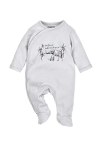 NINI® - Strampler Elefant - grau