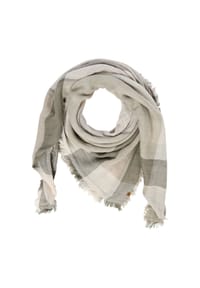 camel active - Schal aus einem Baumwollmix - Flammenrot