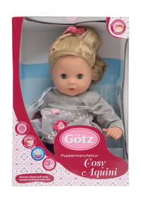 Götz - Funktionspuppe "Cosy Aquini", 33 cm - GRAU